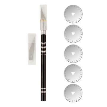 45mm Professional Round Rotary Cutter Sewing Quilting Roller Fabric Cutting Set