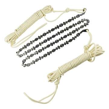 48 Inch High Reach Tree Hand Rope Chain Saw Blades on Both Side