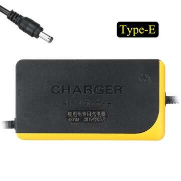 48V 3A Lithium Battery Charger For Skateboard Single-wheeled Electric Bicycle (TYPE: E)