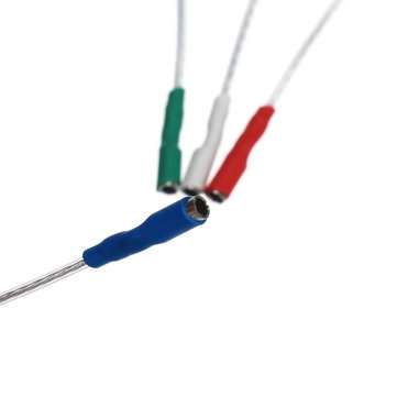 4Pcs 50mm 5N Pure Sliver Leads Header Headshell Wire Cable Litz For 1.2-1.3mm Pins