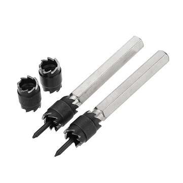4pcs or 13pcs 3/8 Inch Spot Welding Drill Bit Separate Remover Rotating Double Sided Sp... (SIZE: 4)
