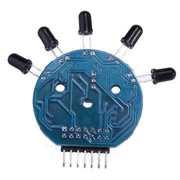 5 Channel Flame Sensor Module Analog Dgital Dual Output Fire Extinguishing Robot Flame Alarm System