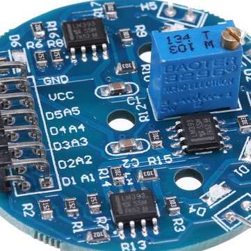 5 Channel Flame Sensor Module Analog Dgital Dual Output Fire Extinguishing Robot Flame Alarm System