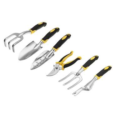 5/9PCS Garden Tool Bag Toolbag Manual Gardening Planting Hand Fork Digging Tool (QUANTITY: 5PCS)