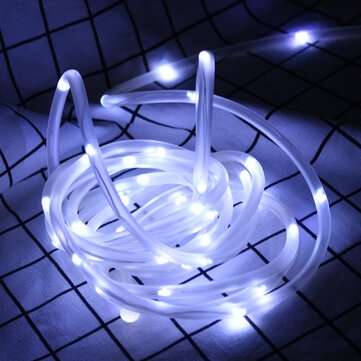 50 Leds Solar Rope Tube light Led String STRIP Waterproof Outdoor Garden Light (LIGHT: WHITELIGHT)