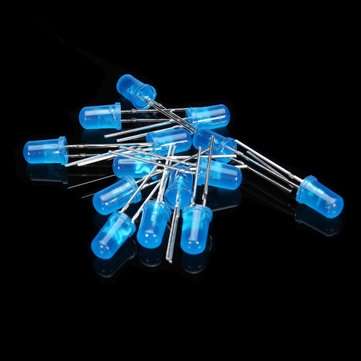 500Pcs 5MM LED Diode Kit Mixed Color Red Green Yellow Blue White