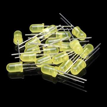 500Pcs 5MM LED Diode Kit Mixed Color Red Green Yellow Blue White