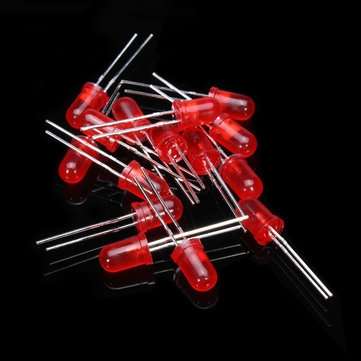 500Pcs 5MM LED Diode Kit Mixed Color Red Green Yellow Blue White