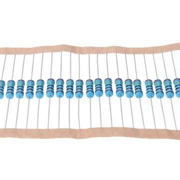 50pcs 1W 2.4KR Metal Film Resistor 1% 2.4K ohm Resistance