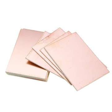 50pcs 5x7cm Single Sided Copper PCB Board FR4 Fiberglass Board