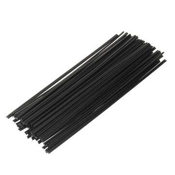 50pcs Multi-color PP/PVC Plastic Welding Rods for Repairs 2.5x5mm Plastic Welding ... (COLOR: BLACK)