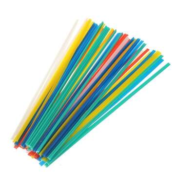 50pcs Multi-color PP/PVC Plastic Welding Rods for Repairs 2.5x5mm Plastic Weldi... (COLOR: COLORFUL)