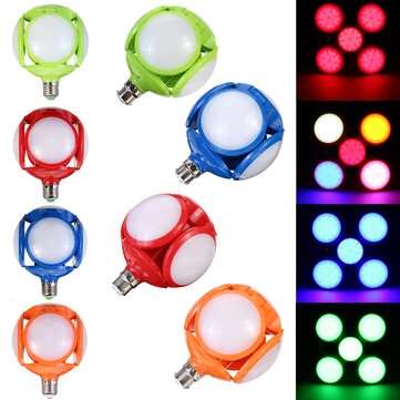 50W B22/E27 Deformable Garage Light Folding Bulb LED Li... (TYPE: E27 | LIGHT COLOR: COLOURFULLIGHT)