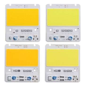 50W LED COB Chip Integrated Smart IC Driver for Flood Light AC110... (VOLTAGE: 110V | COLOR.: WHITE)