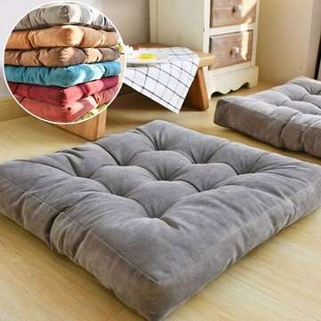 55x55cm Square Cotton Sofa Chairs Seat Cushion Seat Dining Chair Pads Cushion Soft... (COLOR: BEIGE)