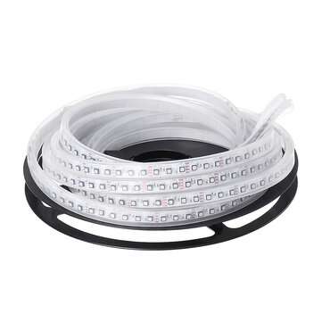 5M 12MM SMD3535 120LED/M IP68 Silicone Tube RGB LED Strip Light for Outdoor Swimm... (COLOR.: WHITE)