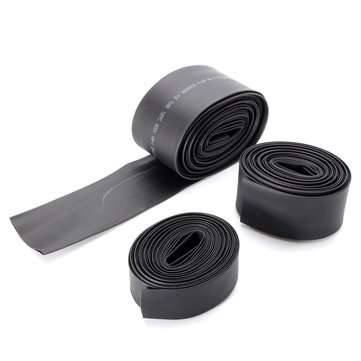 5m Black 2:1 Heat Shrink Tubing Tube Sleeve Wrap Wire Cable 15/20/25/30/35/40mm (LENGTH: 20MM)