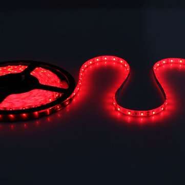 5M 300 LED 3528 SMD Red Waterproof Strip Flexible Car Light
