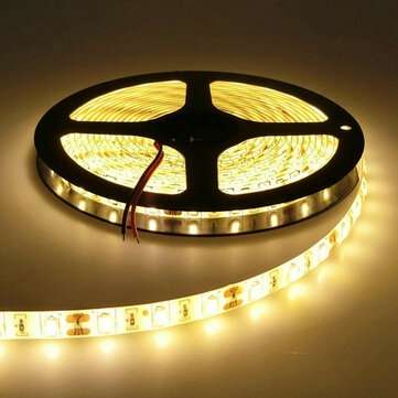 5M Waterproof White/Warm White SMD 5730 300 LED Flexible Strip Tape Light DC12V (COLOR.: WARMWHITE)