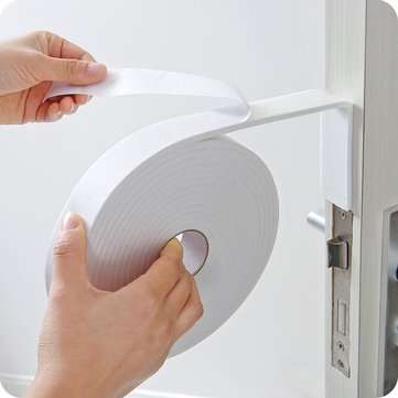 5M Self-adhesive Window Sealing Strip Car Door Noise Insulation... (WIDTH: 15 | COLOR1: WHITE)