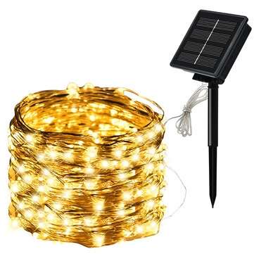 5M/10M/20M Solar Powered LED String Lights 8 Modes Waterproof Outdoor Garden Home D... (LENGTH: 20M)