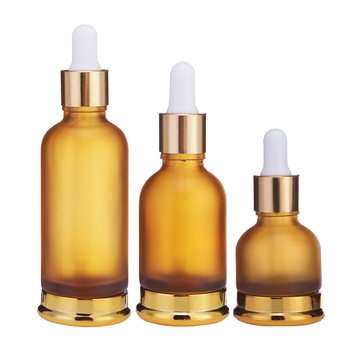5PCS 20/30/50ML Empty Dropper Bottle Portable Amber Essential Oil Glass Perfume ... (CAPACITY: 20ML)