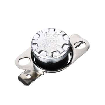 5Pcs 250V 10A KSD301 Normal Open 35 Thermostat Temperature Thermal Controller Control Switch