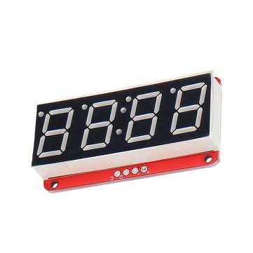5pcs 4-bit 0.56 Inch 7-segment LED Digital Tube Module I2C Control 2-line Control HT16K33 LED Displa