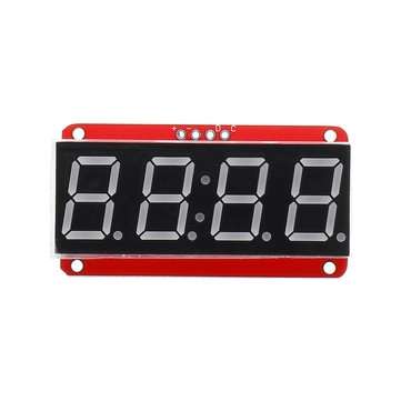 5pcs 4-bit 0.56 Inch 7-segment LED Digital Tube Module I2C Control 2-line Control HT16K33 LED Displa