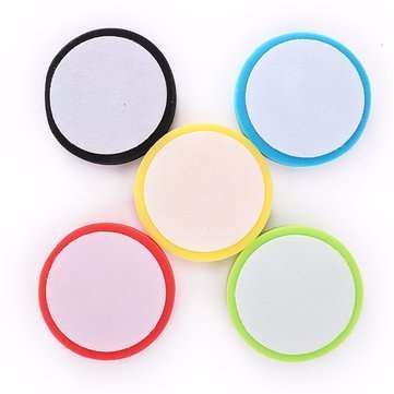 5pcs 6 Inch Flat Sponge Buffing Polishing Pad Kit For Car Polisher