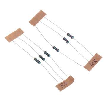 5pcs DIY Red LED Round Flash Electronic Production Kit Component Soldering Training Practice Board