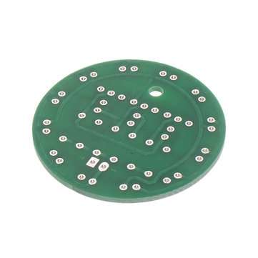5pcs DIY Red LED Round Flash Electronic Production Kit Component Soldering Training Practice Board