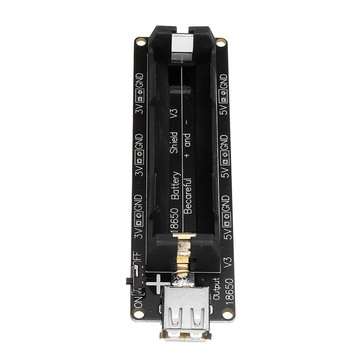 5Pcs ESP32 ESP32S 18650 Battery Charge Shield V3 Micro USB Type-A USB 0.5A Test Charging Protection