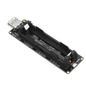 5Pcs ESP32 ESP32S 18650 Battery Charge Shield V3 Micro USB Type-A USB 0.5A Test Charging Protection