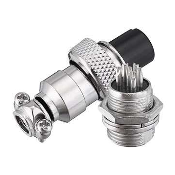 5pcs GX12 6 Pin 12mm Male & Female Wire Panel Circular Connector Aviation Socket Plug