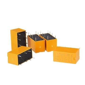 5Pcs HK19F-DC 3V 5V 9V 12V 24V-SHG 2A 8Pin Relay Module (VOLTAGE: 12V)