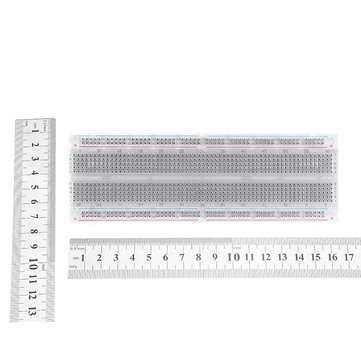 5pcs MB-102 MB102 Transparent Breadboard 830 Point Solderless PCB Bread Board Test Develop DIY
