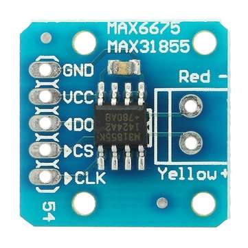 5Pcs MAX31855 MAX6675 SPI K Thermocouple Temperature Sensor Module Board