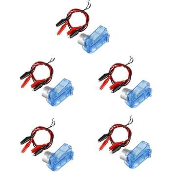 5Set Mini Emergency Hand-cranked Dynamotor Charger Portable Hand-cranked Generator 3V 5V for Diy Ele