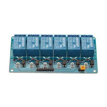 6 Channel 3.3V Relay Module Optocoupler Isolation Active Low BESTEP for Arduino - products that work