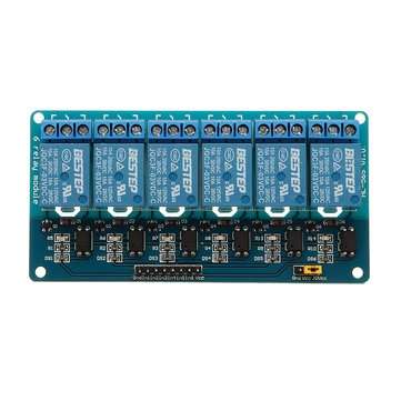 6 Channel 3.3V Relay Module Optocoupler Isolation Active Low BESTEP for Arduino - products that work