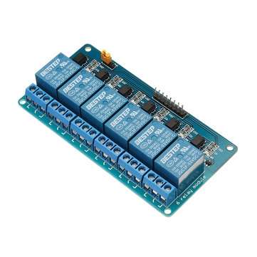 6 Channel 3.3V Relay Module Optocoupler Isolation Active Low BESTEP for Arduino - products that work