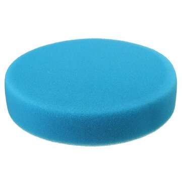 6 Inch Flat Sponge Buff Polishing Pad For Car Polisher (COLOR.: BLACK)