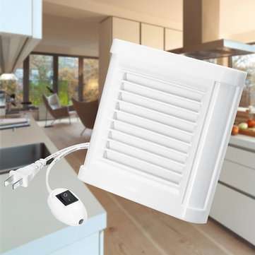 6 Inch 220V 60W Extractor Fan Silent Ventilation Wall Mounted Fan Windows Bathroom Toilet