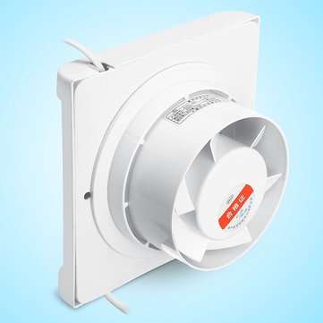 6 Inch 220V 60W Extractor Fan Silent Ventilation Wall Mounted Fan Windows Bathroom Toilet