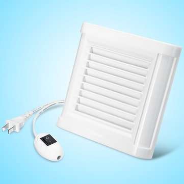 6 Inch 220V 60W Extractor Fan Silent Ventilation Wall Mounted Fan Windows Bathroom Toilet