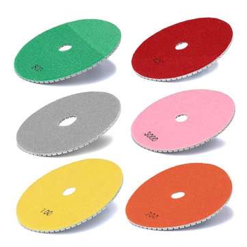 6 Inch Diamond Polishing Pad 50-3000 Grit Wet Dry Grinding Disc Diamond Polishing Tool (SIZE: 100#)