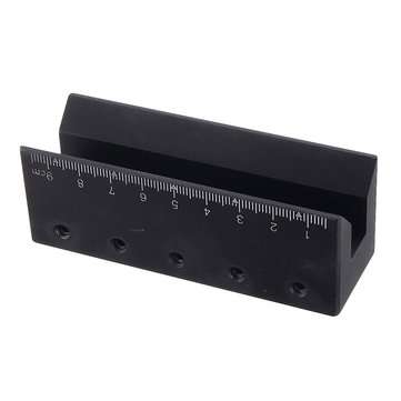 6/7/8/9/10mm Aluminum Alloy Handhled V Drill Guide Drill Straight Angle Guide Dowel Jig Woodworking