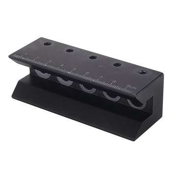 6/7/8/9/10mm Aluminum Alloy Handhled V Drill Guide Drill Straight Angle Guide Dowel Jig Woodworking