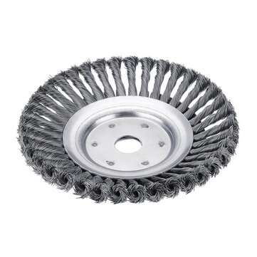 6/8 Inch Steel Wire Trimmer Head Grass Brush Cutter Wheel Grout Weeding Eater Plate... (SIZE: 6INCH)